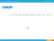Tablet Screenshot of aims-limited.com